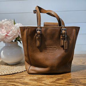 Vintage Coach Leather Retro Gallery Tote #7599
